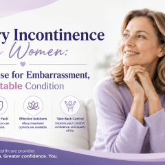 Urinary Incontinence in Women: Not a Cause for Embarrassment, but a Treatable Condition